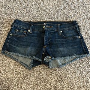 True religion cut off shorts